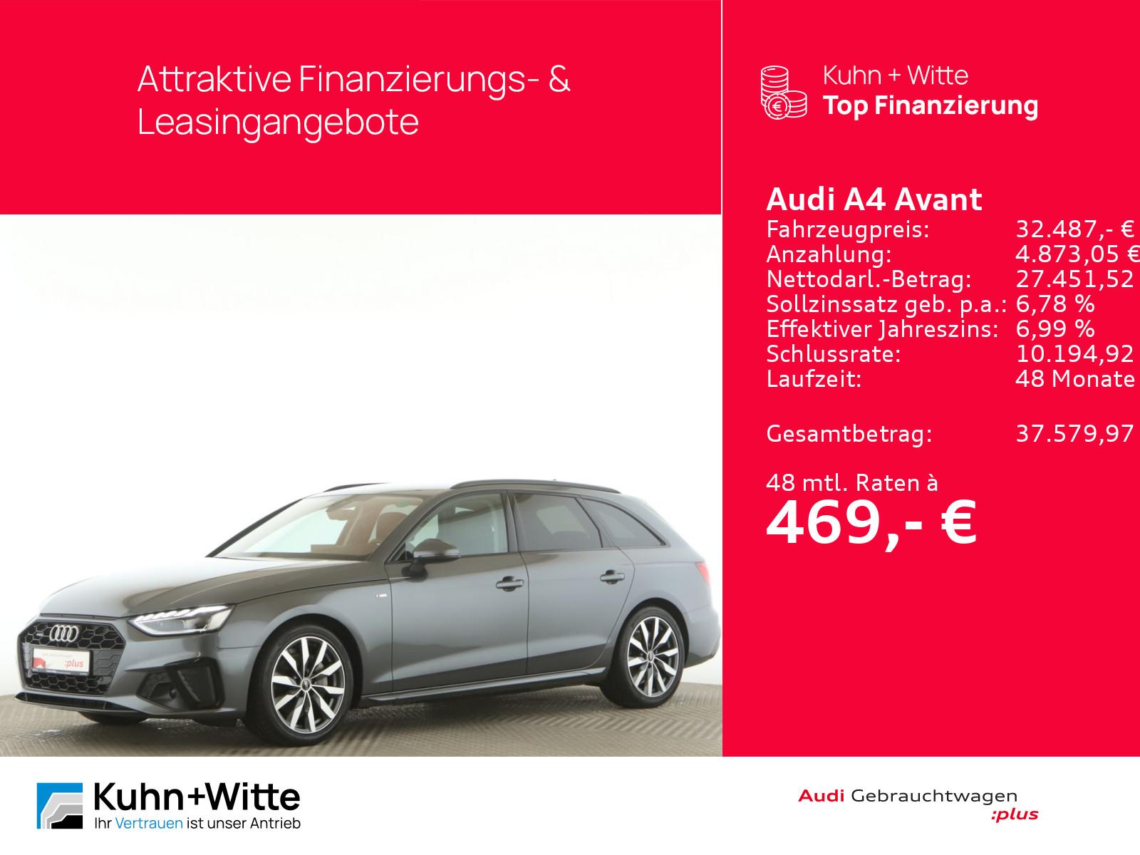 Audi A4 Avant 40 TFSI quattro S line AHK+LED+PDC+Stan