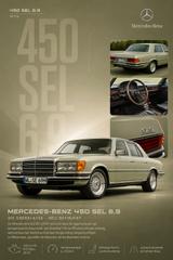 Mercedes-Benz 450 SEL 6.9 Leder Klima Tempomat Note 2 Historie - scheckheftgepflegte Mercedes 450