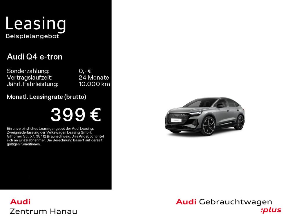 Audi Q4 e-tron Sportback 40 S LINE *NAVI*MATRIX*SONOS