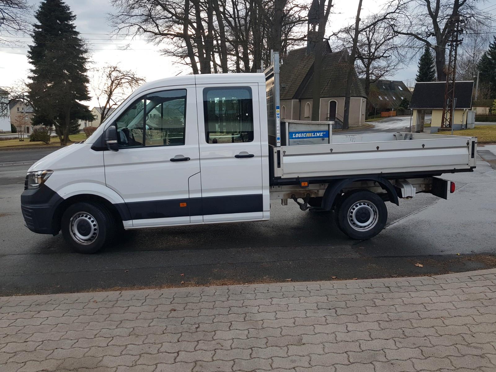 Volkswagen Crafter Pritsche Doka 7 Sitze HU neu Modell 2023