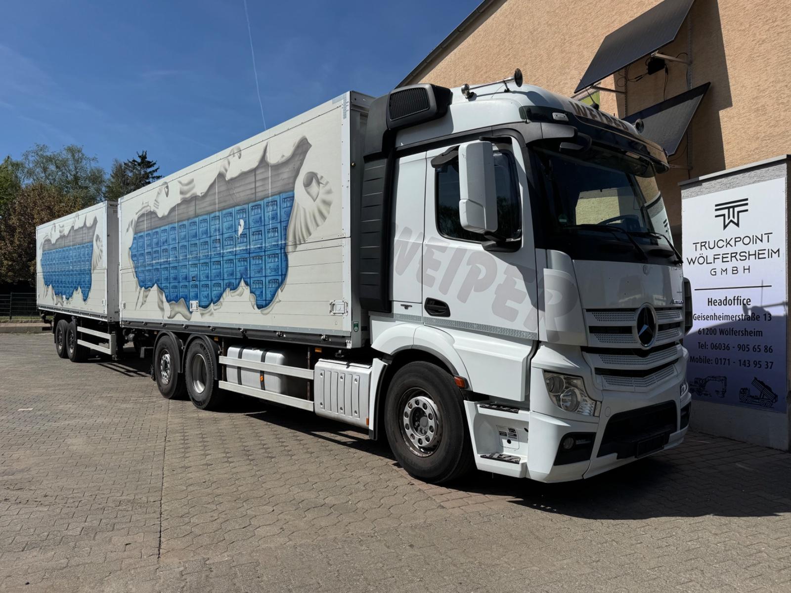 Mercedes-Benz Actros2546/LBW/2xAHK/Lenk-Lift/Retarder