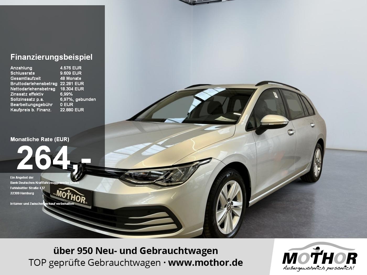 Volkswagen Golf VIII Variant Life 2.0 TDI DSG AHK Schwenkba