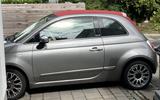 Fiat 500C 1.2 8V Cabrio  - TÜV NEU- CHECKHEFT  - graue Fiat 500C