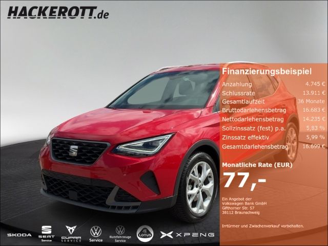 Seat Arona FR 1.0 TSI PDC Navi Tempom. Climaa. LED