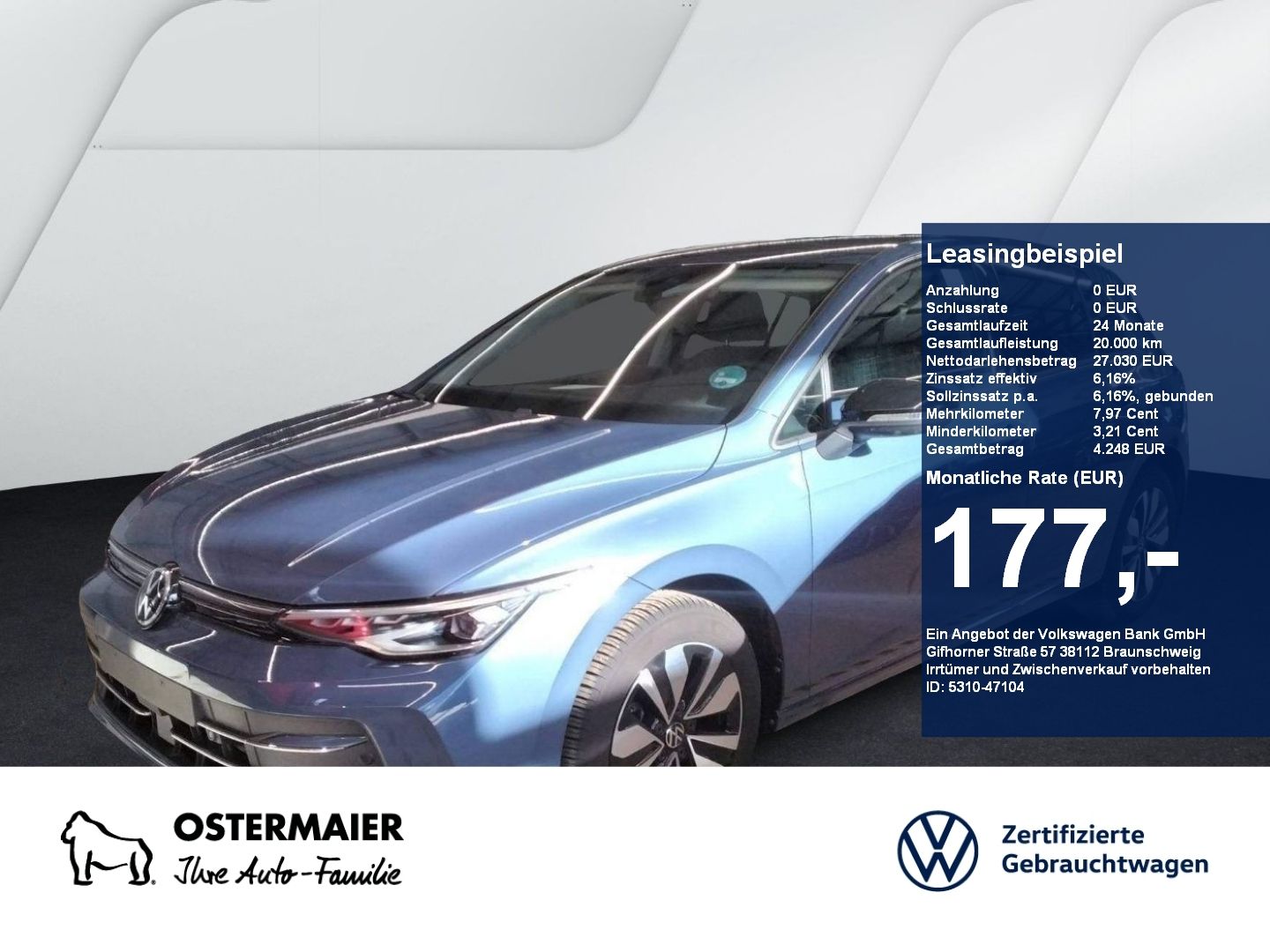 Volkswagen Golf VIII GOAL 2.0TDI 150PS DSG ACC.AHK.KAMERA.N