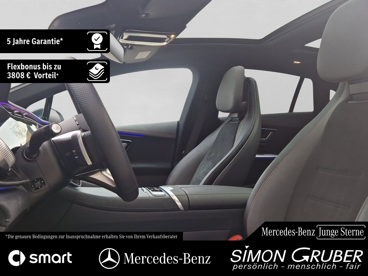 Fahrzeugabbildung Mercedes-Benz EQE 350 4M AMG Airmatic Hyper Pano HAL HUD Mod25