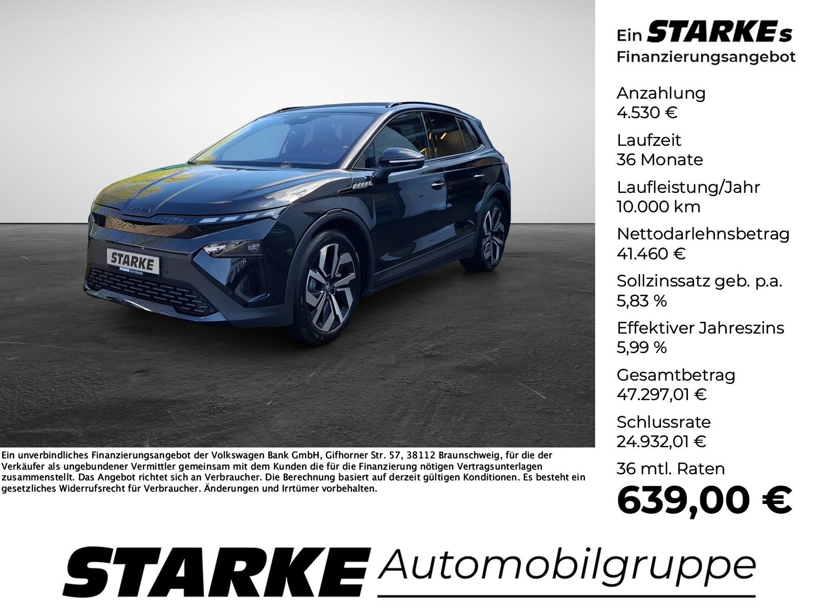 Skoda Elroq 60 Sportline  HeadUp AHK Navi LED Kamera P