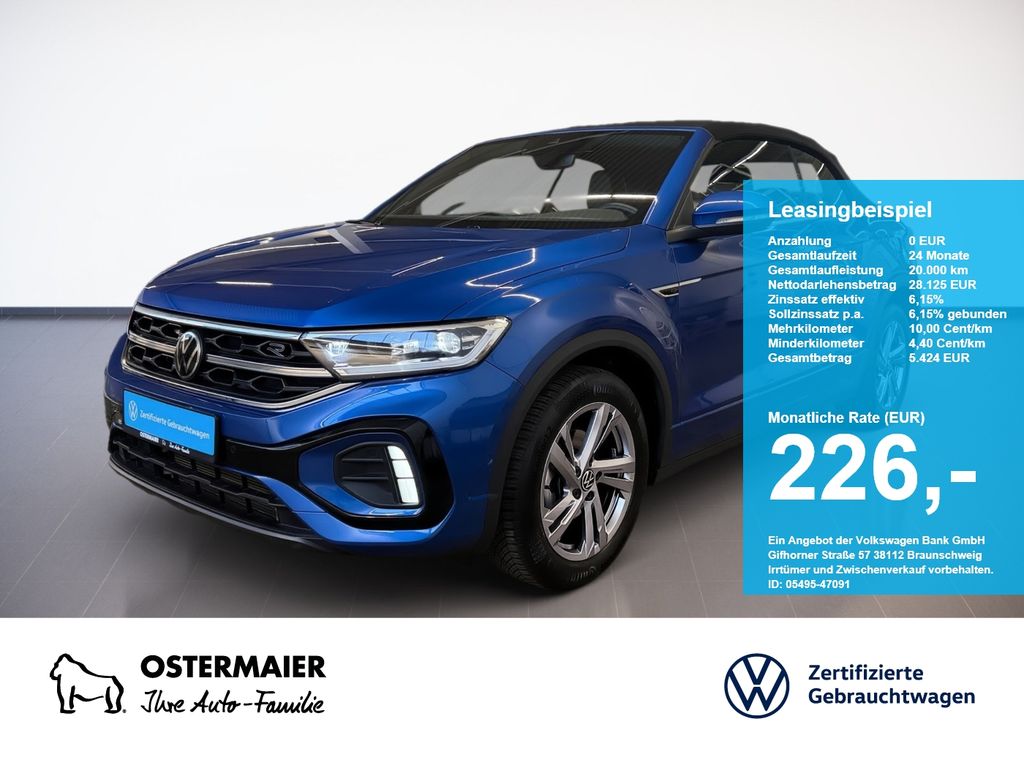 T-Roc Cabriolet R-LINE 1.5TSI 150PS.DSG.LED.NAVI