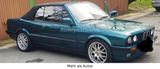 BMW E30, 320i Cabrio, Top Zustand, H-Kennzeichen, - BMW 320: Grün