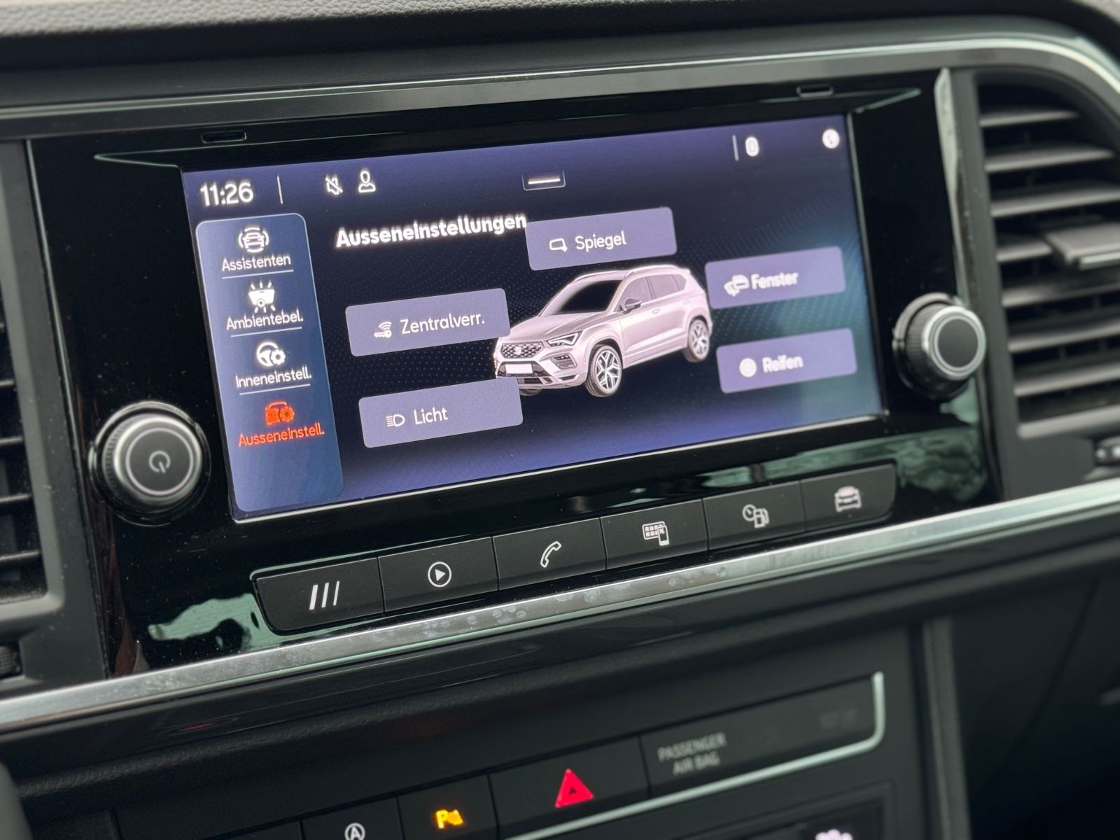 Ateca Style *Spurhalt.*Start/Stopp*Kamera*Temp.*