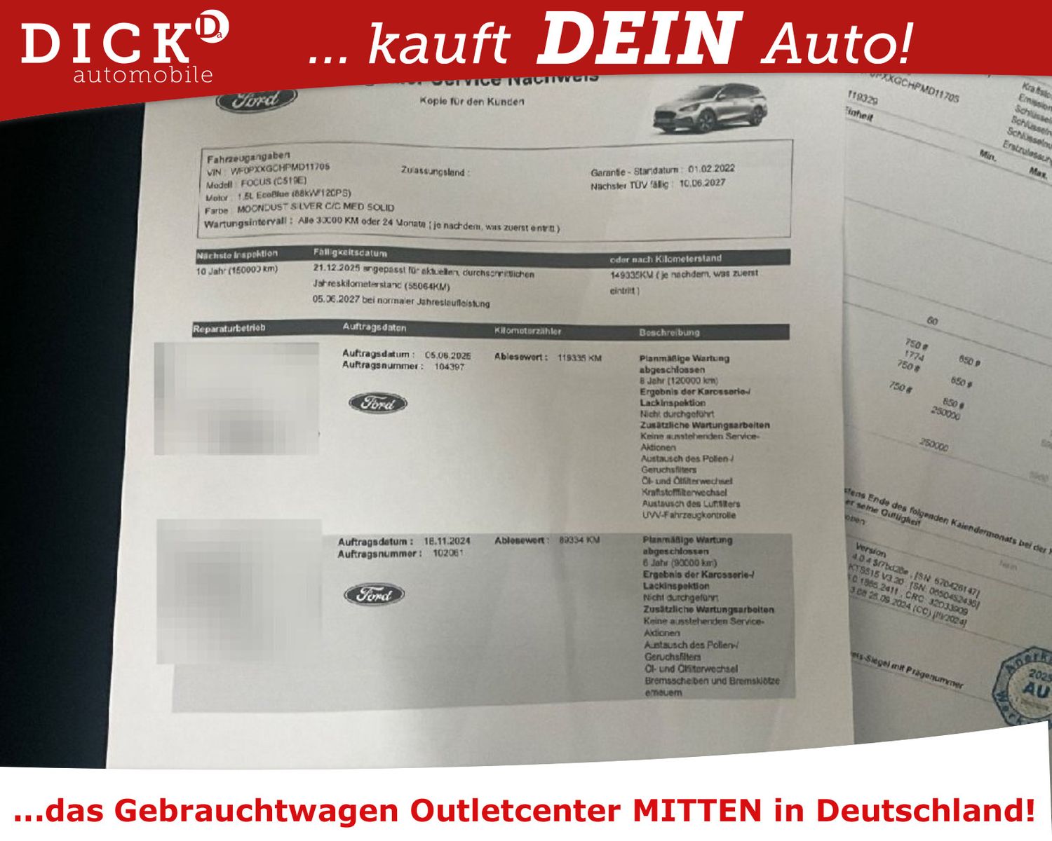 Fahrzeugabbildung Ford Focus T 1.5d Aut Active LED/NAVI/SHZ/RFK/AHK/8Fa