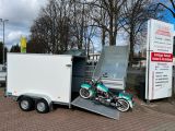 Hapert " KOFFER-NEUWERTIG -breit-100km/h + Laderampe "