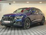 Audi Q8 50TDI S LINE MATRIX#PANO#B&O#AHK#AIR#360 GRAD - blaue Audi Q8