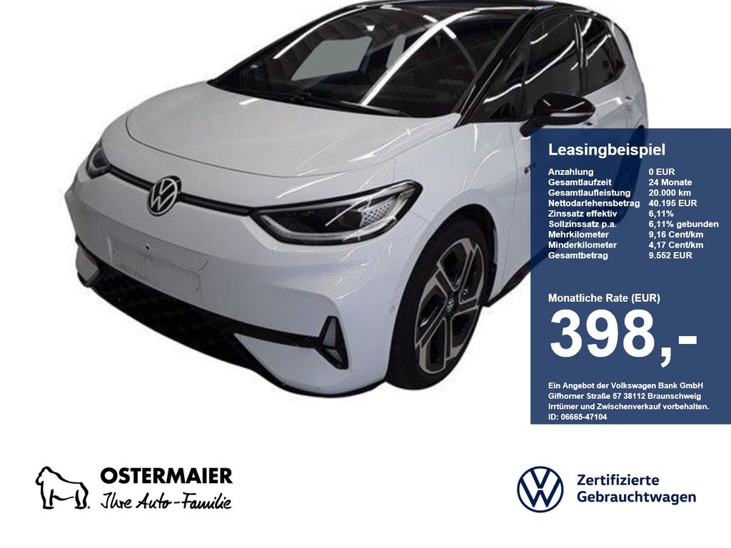 Volkswagen ID.3 GTX 286PS NP.63T ACC.5J-G.WÄRMEPUMPE.AREA-V