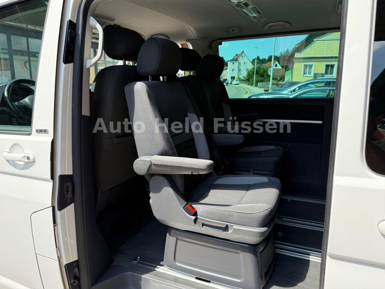 VOLKSWAGEN T5 MULTIVAN LIFE 2.0 TDI 180ch DSG - 7 PLACES - PORTES COULISSANTES ÉLECTRIQUES - ATTELAGE - CAMÉRA DE RECUL