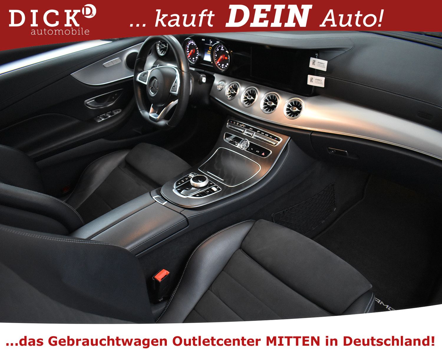 MERCEDES-BENZ E 220d Coupe 2X AMG Line NIGHT+LED+SHZ+KAMER+19" - Image 11