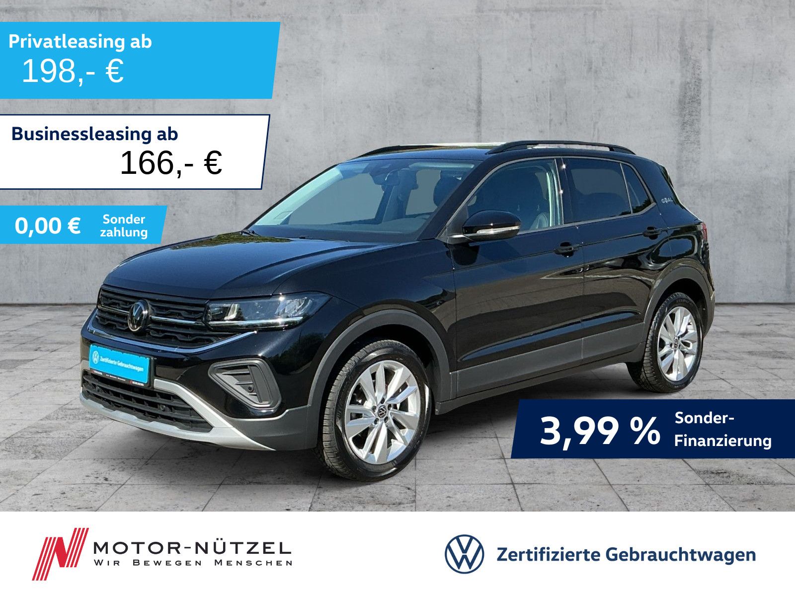 Volkswagen T-Cross 1.0 TSI GOAL 5JG+LED+APP+ACC+SHZ+DAB+17Z