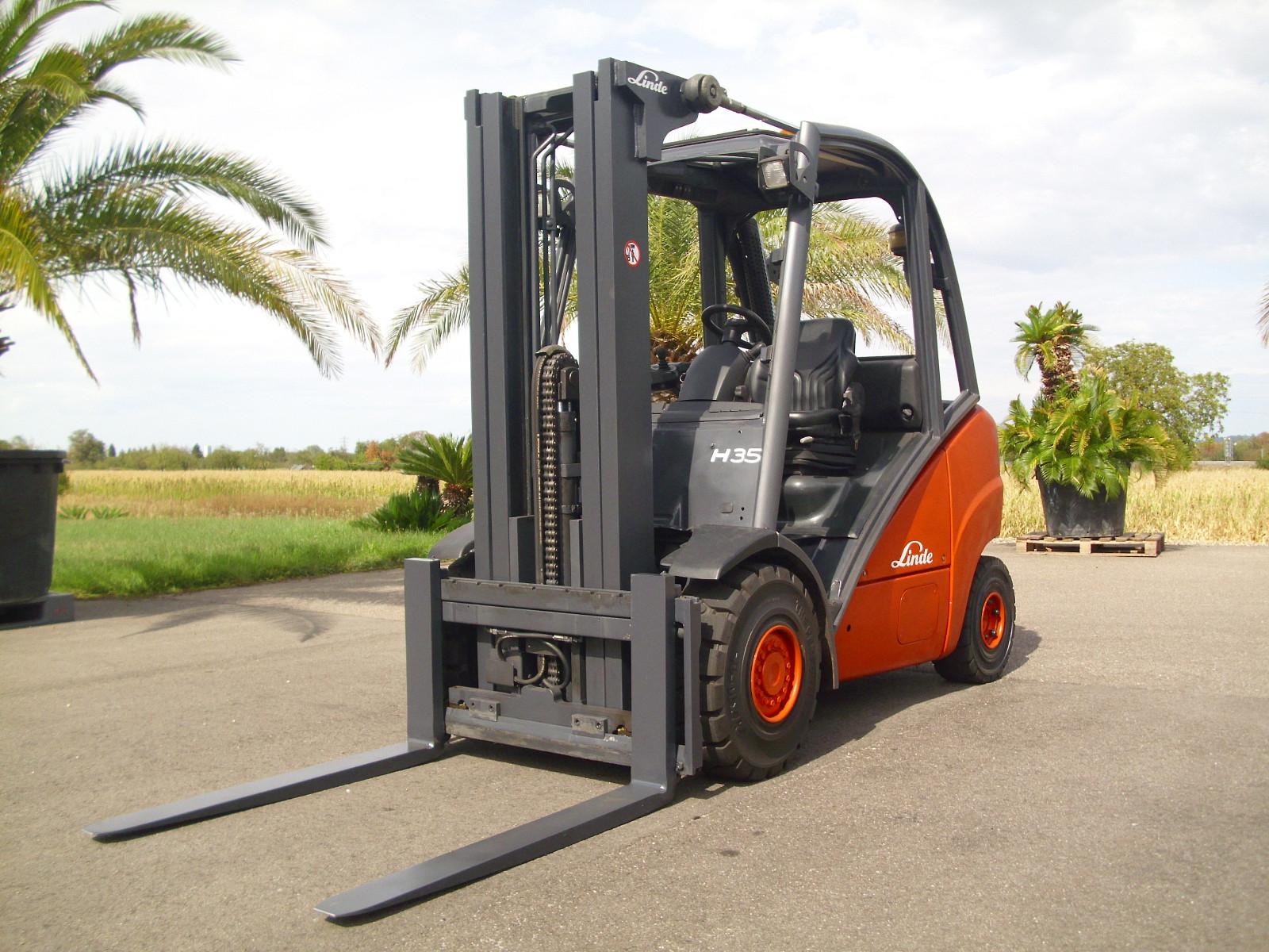 Linde H35D-X393 TRIPLEX - SEITENSCHIEBER - UVV NEU!