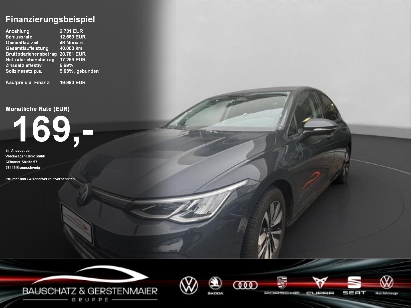 Volkswagen Golf VIII 1.0 TSI Move *LED*PDC*VIRTUAL*SZH*