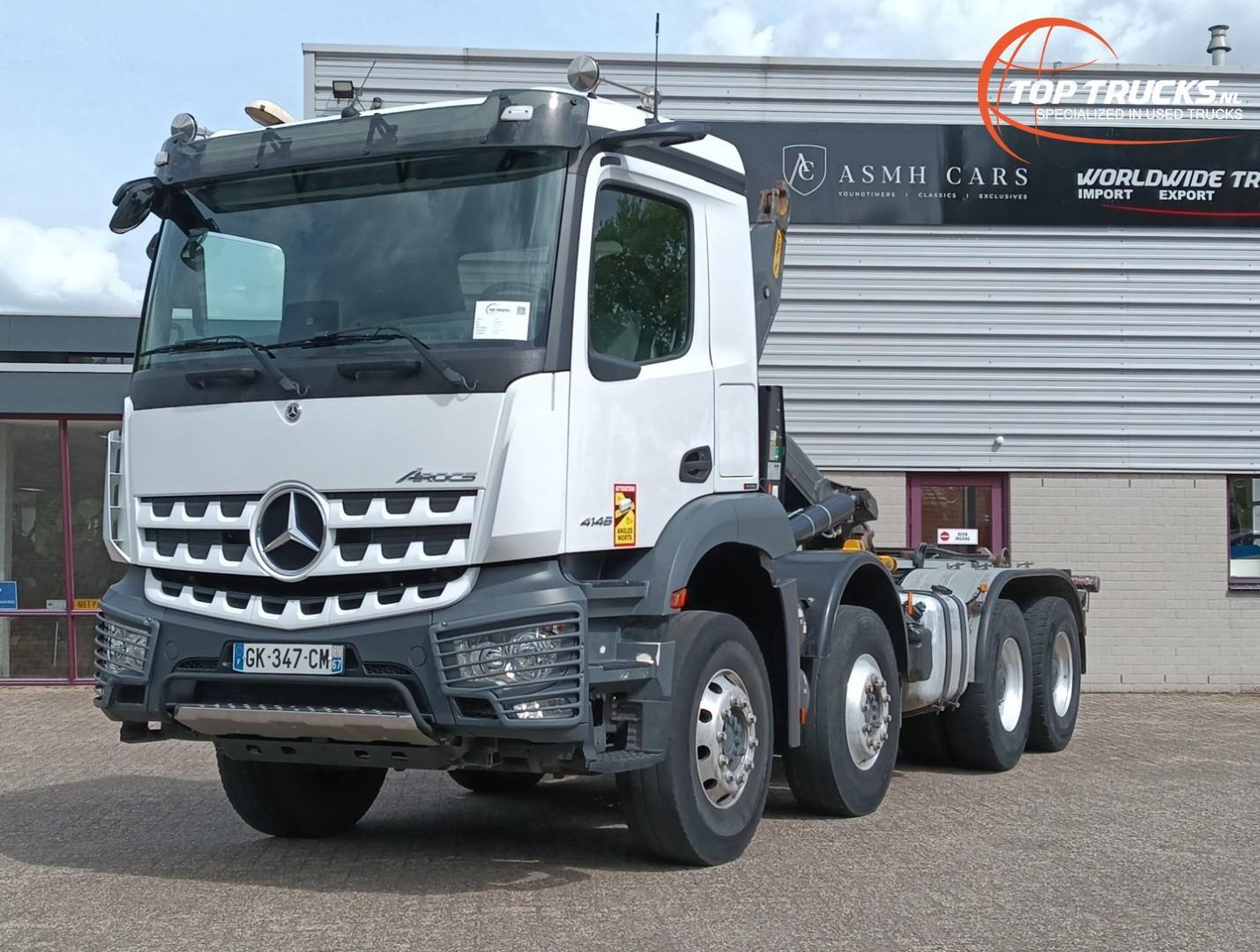 Mercedes-Benz Arocs 4146 8x4 Palfinger 24t. Hakenlift, Abrollk