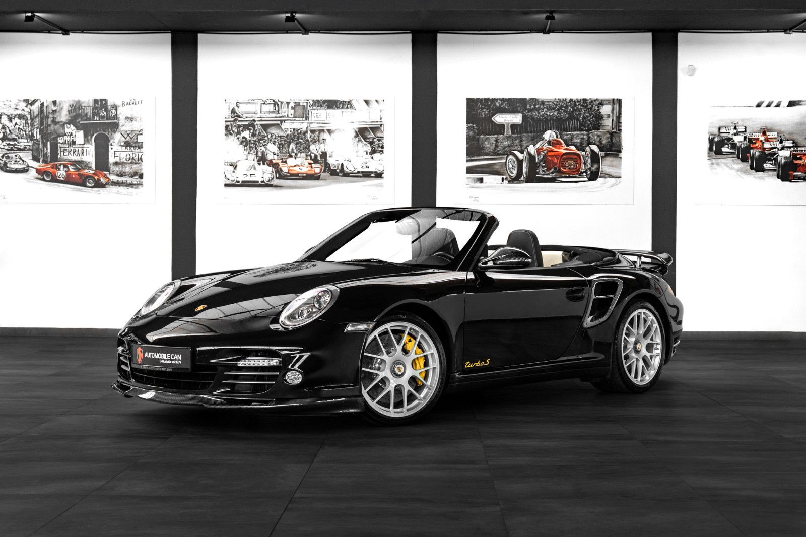 Porsche 911 997 Turbo S Cabriolet 530 ch • PDK • Porsche Exclusive Manufaktur • Carbone • PCCB
