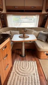 HYMER / ERIBA / HYMERCAR Nova 530 hochwertig - HYMER / ERIBA Rundsitzgruppe Wohnwagen