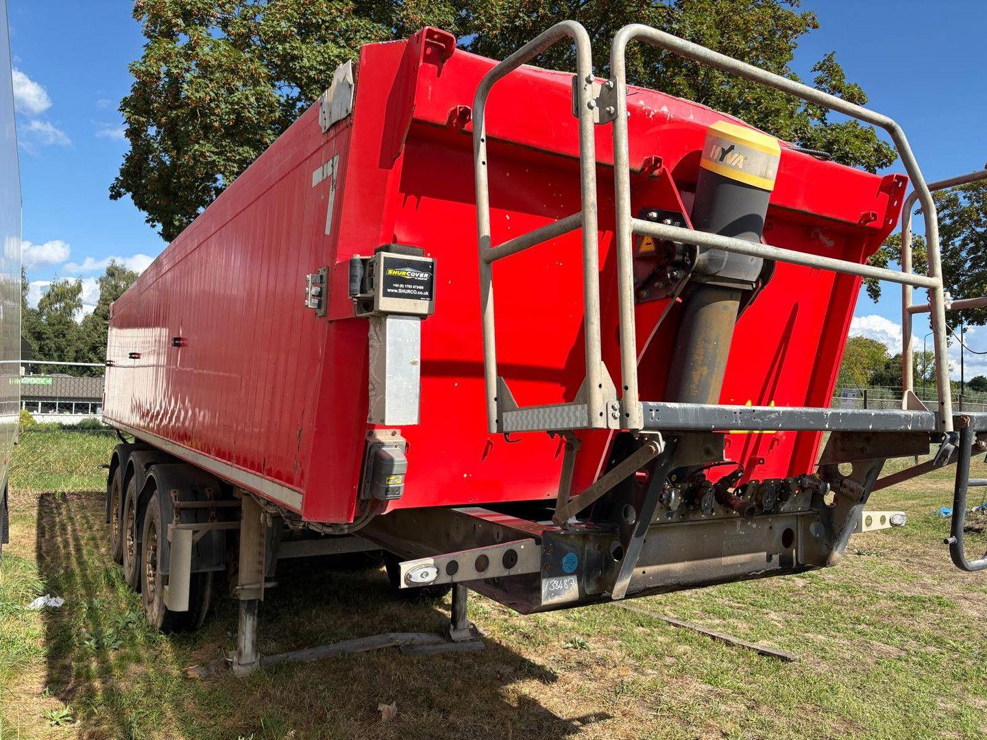 Kässbohrer 25 m3 Tipper/kipper/BPW,Alu Box, steel chassis
