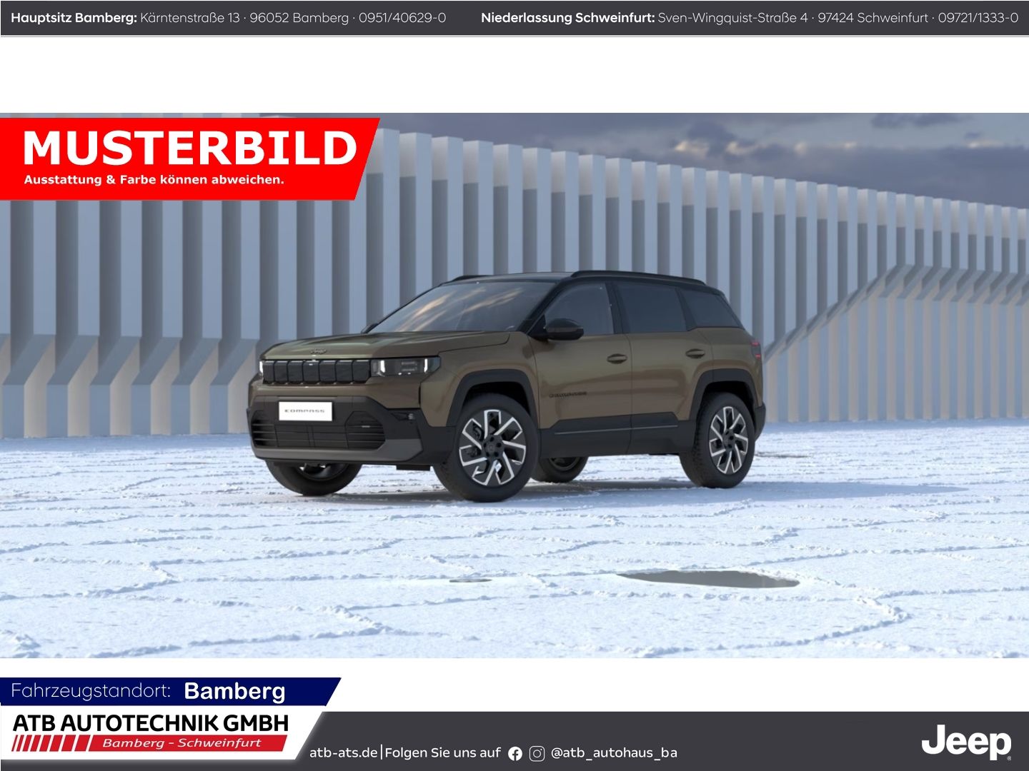 Fahrzeugabbildung Jeep Compass e-Hybrid First Edition PANO MATRIX NAVI