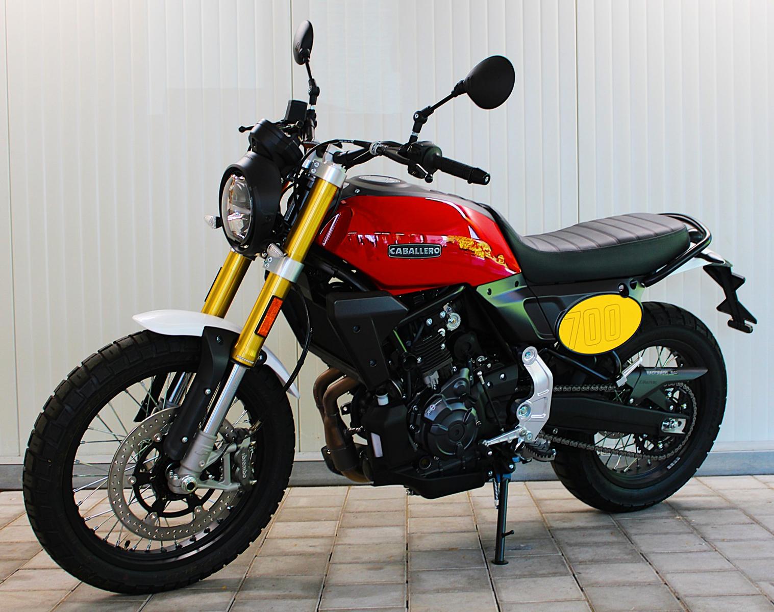 Fantic Caballero Scrmbler 700 vom Römer Team