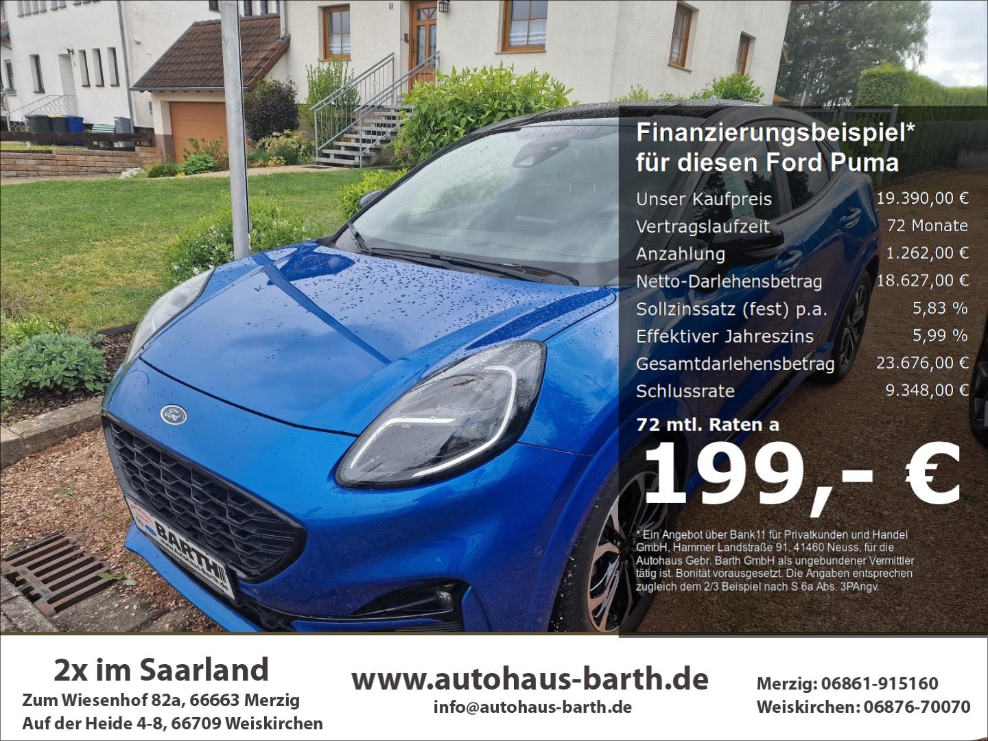 Ford Puma ST-Line X Navi Digitales Cockpit Soundsyste