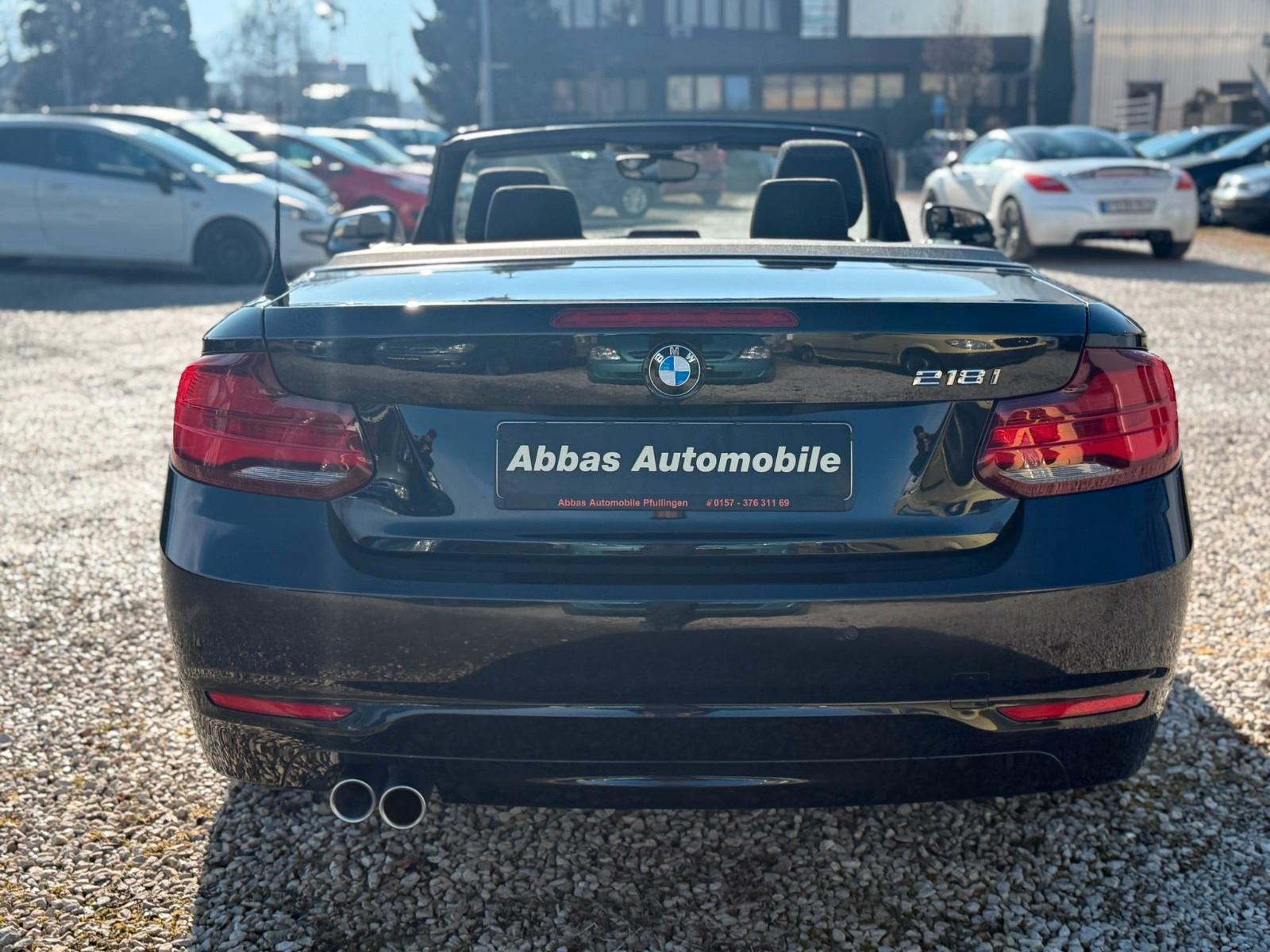 BMW 218i Cabrio Advantage