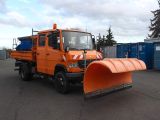 Mercedes-Benz Vario DK 816 D 4x4 Streuer Schneepflug Komm.hydr - Transporter/Lkw bis 7,5t Schneepflug