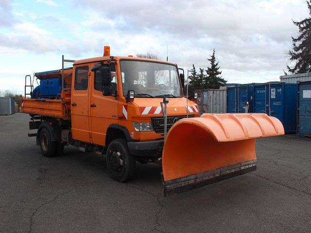 Mercedes-Benz Vario DK 816 D 4x4 Streuer Schneepflug Komm.hydr