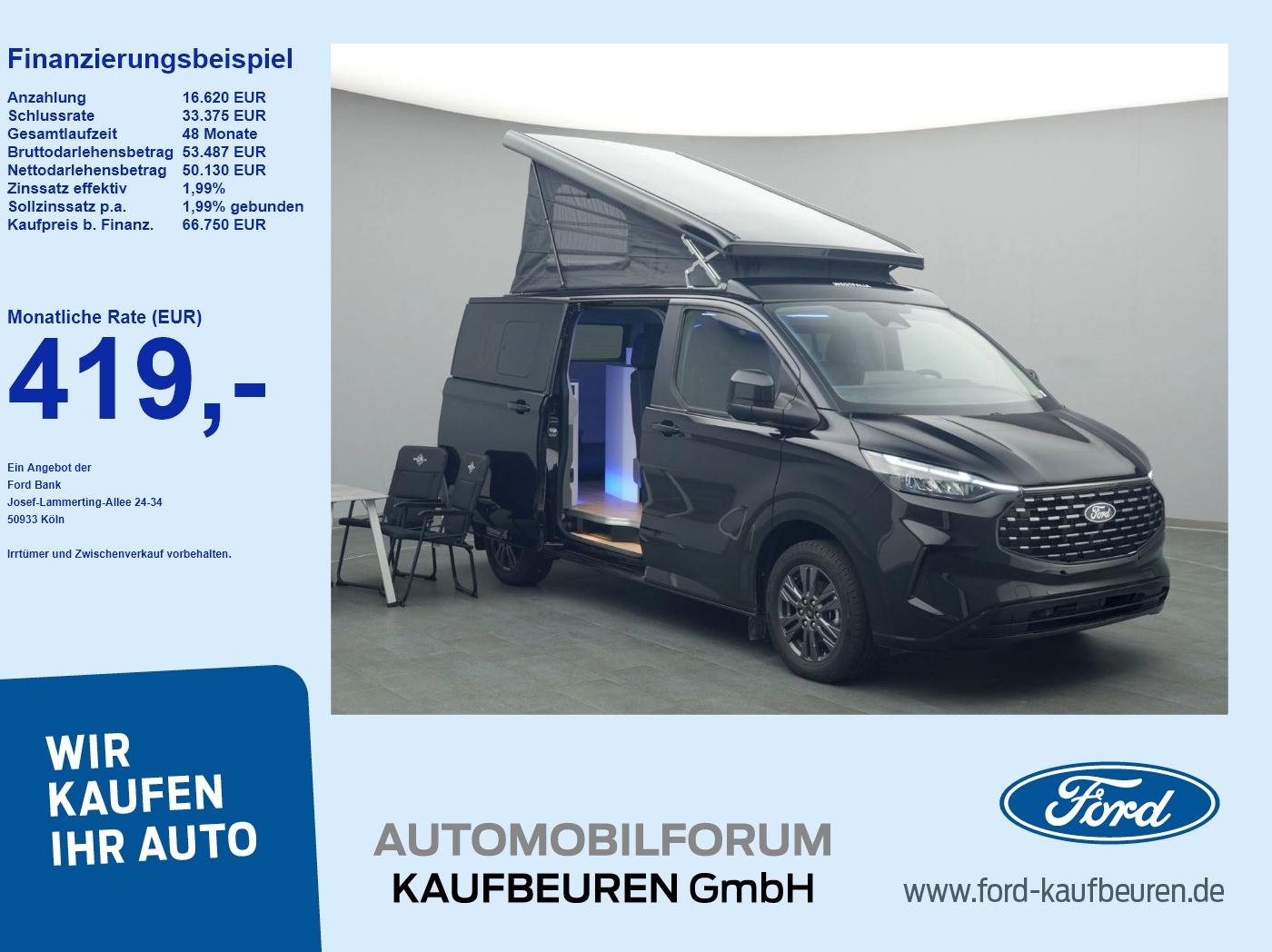 Ford Nugget Titanium 320 L2 Aufstelldach NAVI*ACC*LED