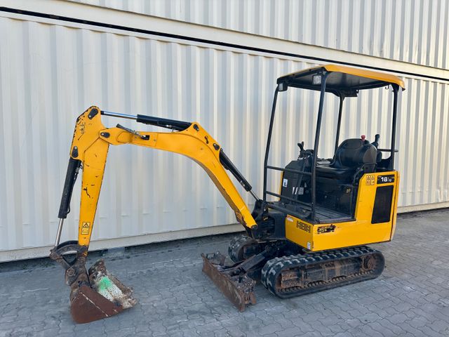 JCB 16C-1 /2021 BJ/1.190 BH/verbr. Laufwerk/2xLöffel