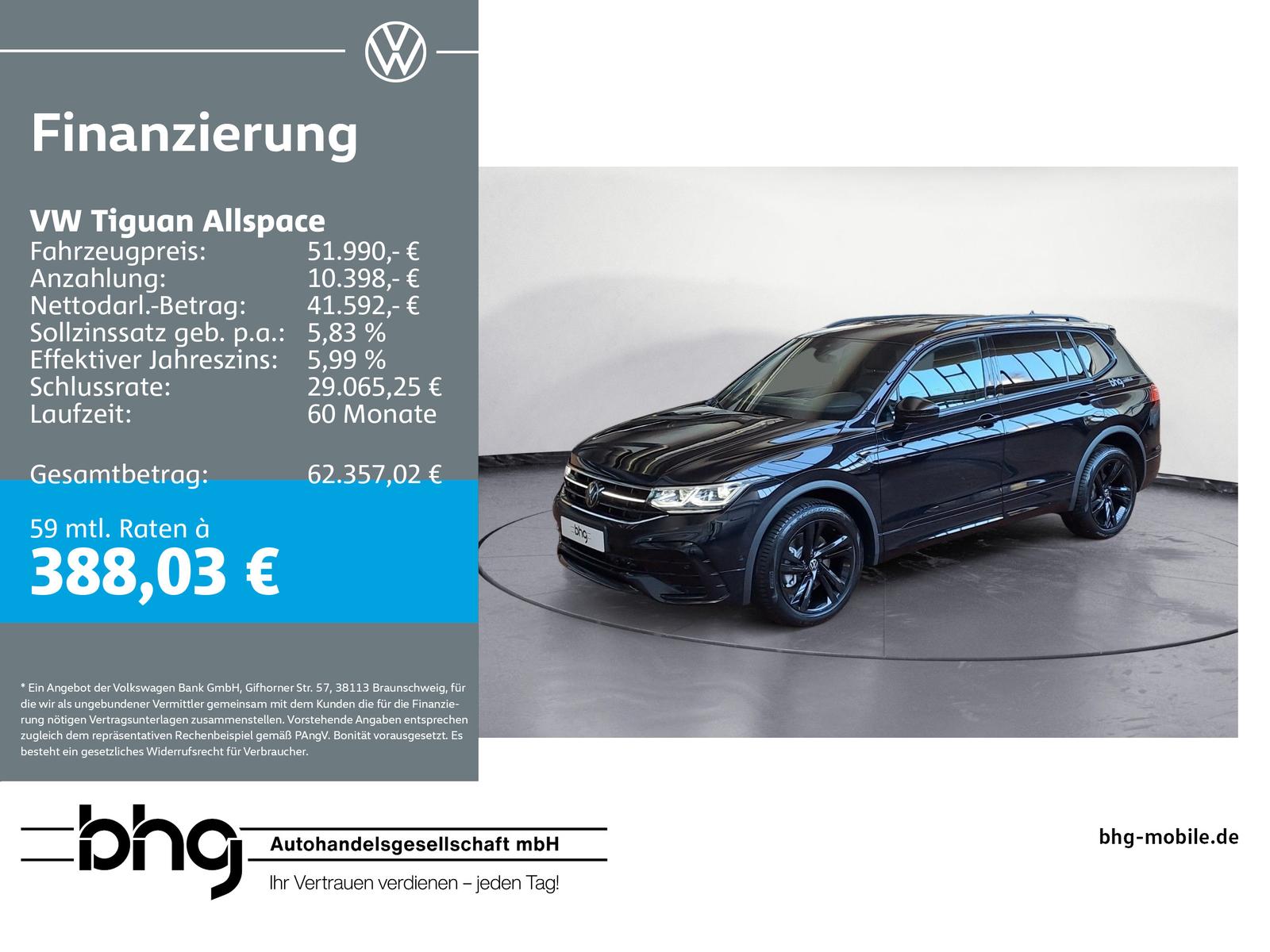 Volkswagen Tiguan Allspace R-Line 2,0 l TDI SCR 4MO TION 7-