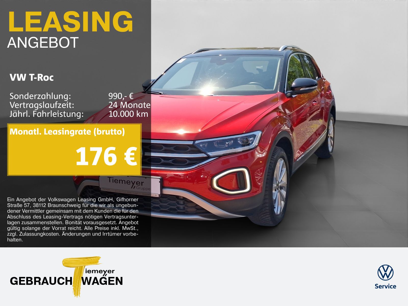 Volkswagen T-Roc 2.0 TDI STYLE ST.HEIZ PANO NAVI MASSAGE