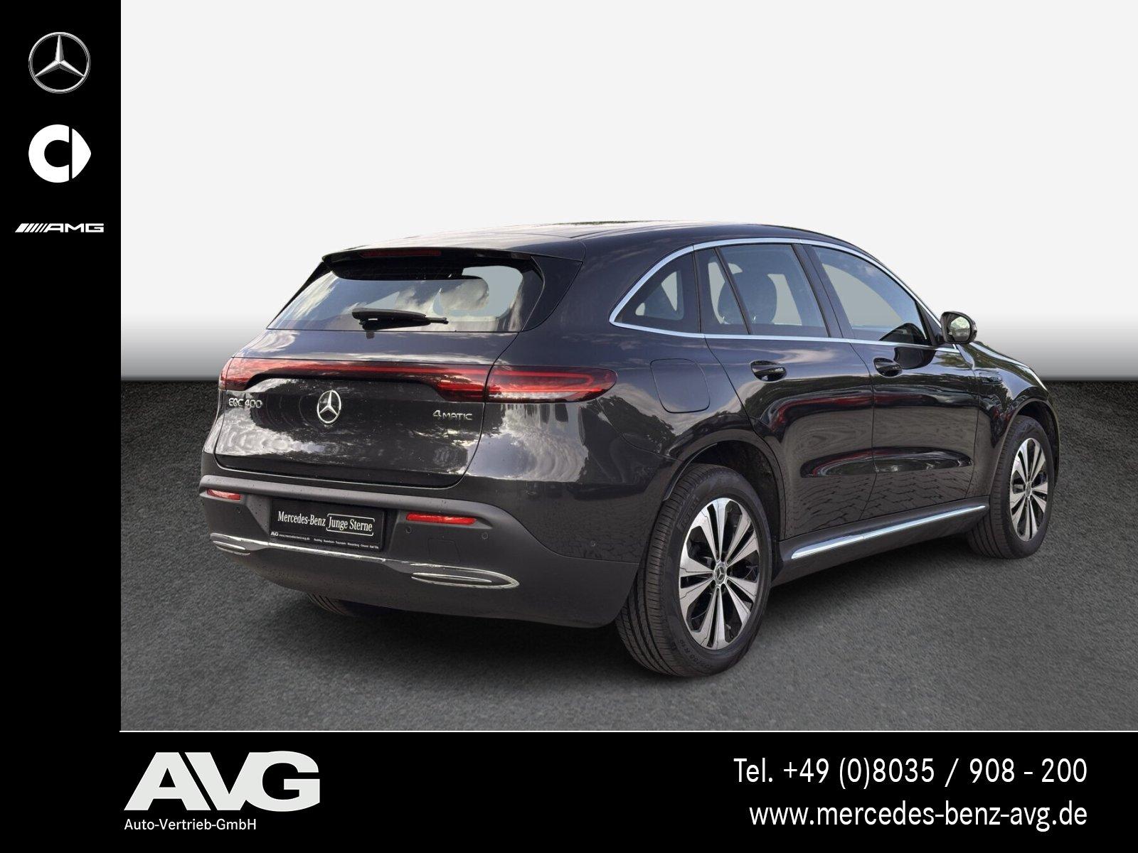 Mercedes-Benz EQC 400 4M MBUX MBEAM RFK CarPlay DAB EASY-P 19", миниатюра 4