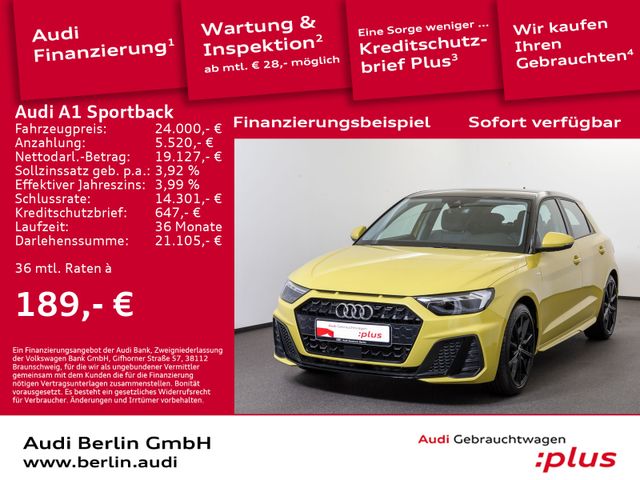 Audi A1 Sportback S line 30 TFSI 6-G. VIRTUAL LED PDC