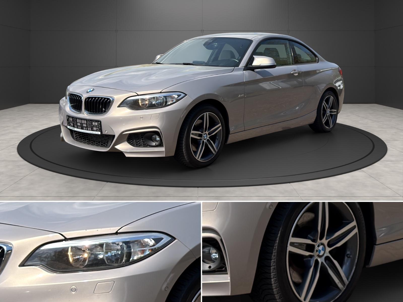 BMW 220 d Coupe M Sport Line Navi PDC Leder AHK Shz.