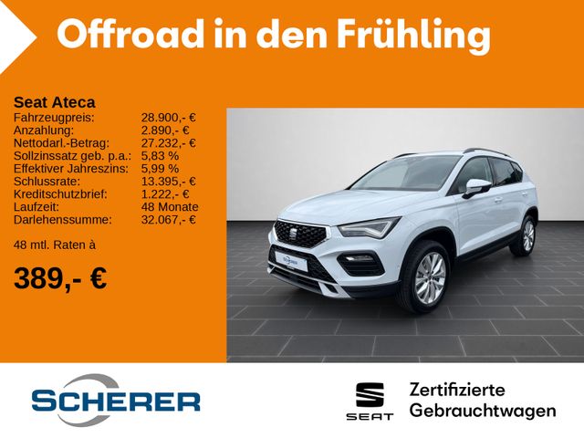 Seat Ateca 1.5 TSI Style SHZ, RFK, Full Link, Winter-