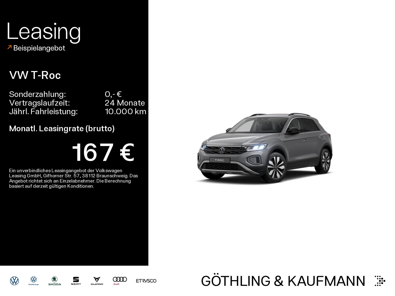 Volkswagen T-Roc Life GOAL 1.0 TSI*NAVI*SHZ*LED*ACC*AllSeas