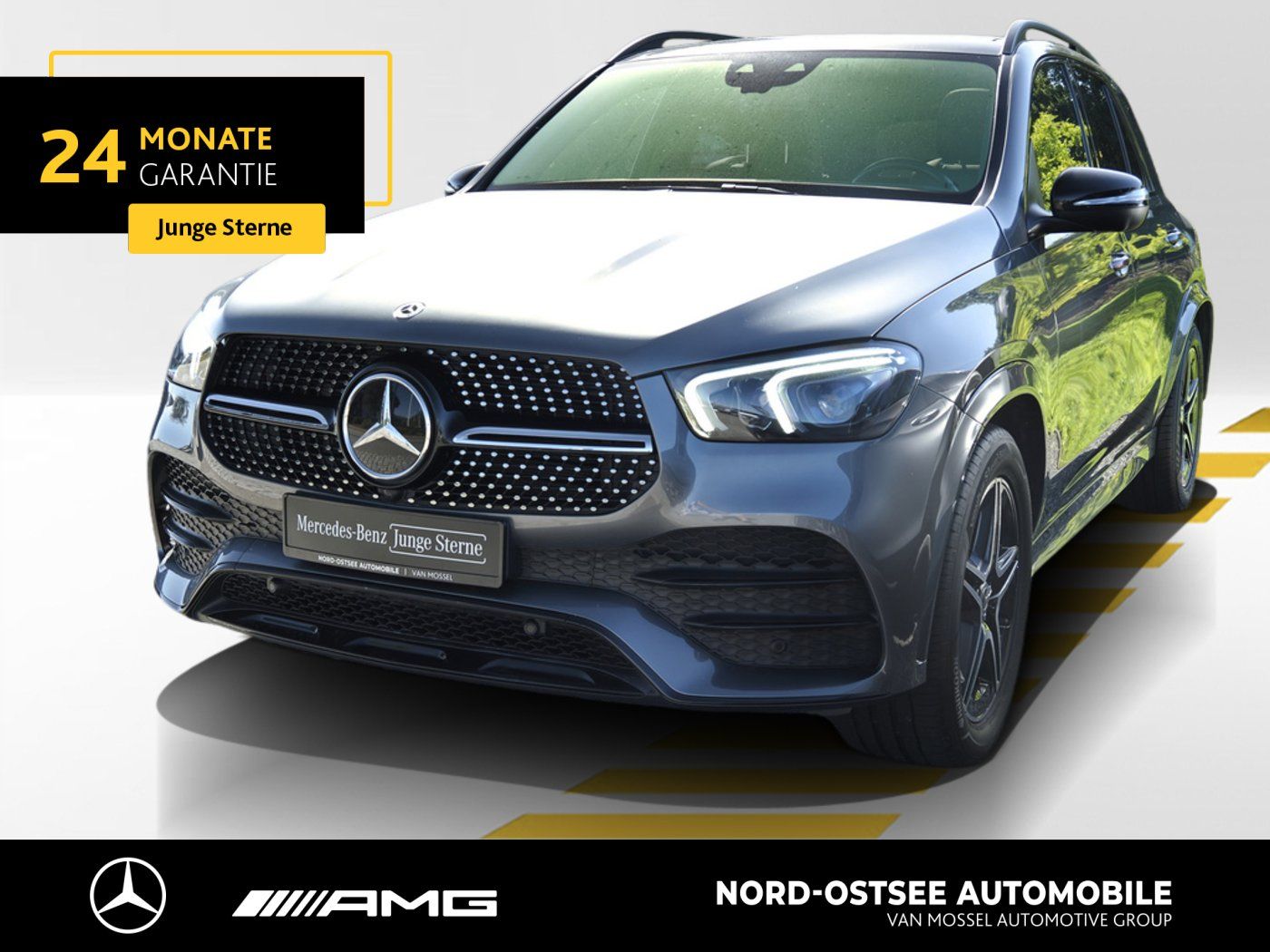 Mercedes-Benz GLE 350 de 4M AMG PANO BURMESTER AHK 360° NIGHT