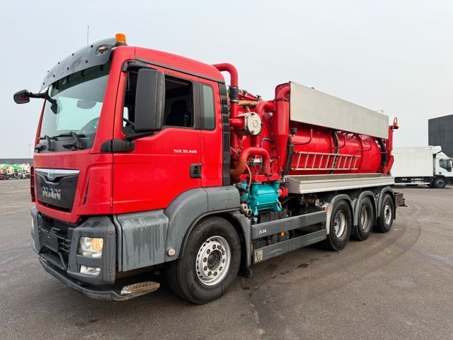 MAN TGS 35.480 8x4*4 Larsen 16.000 l. Euro 6 Kombi