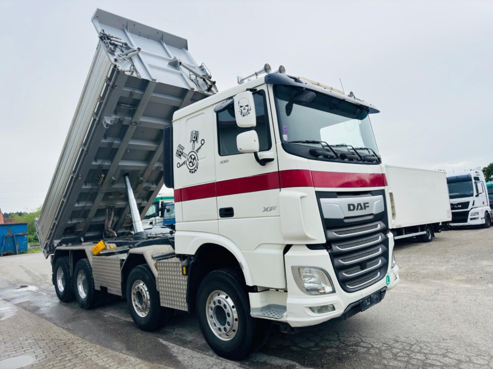 DAF XF 530 dreiseitenkipper + bordmatik + Retarder