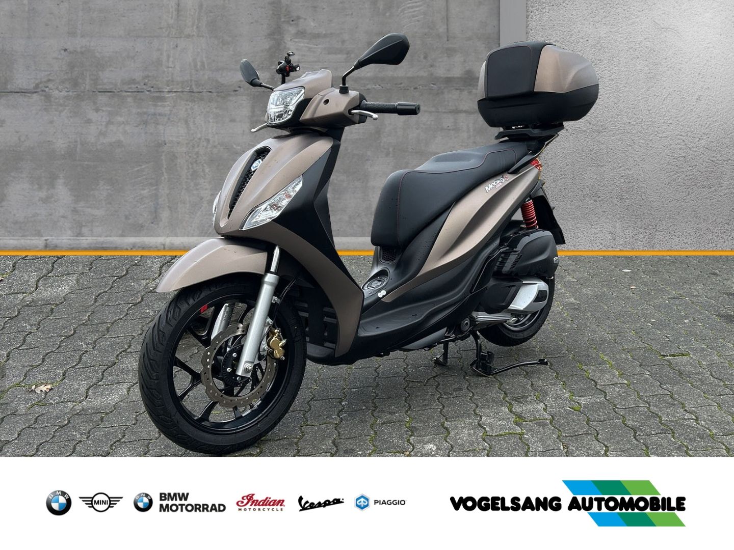 Fahrzeugabbildung Piaggio Medley 150 Sport, I-Get, Topcase mit Rückenpolst