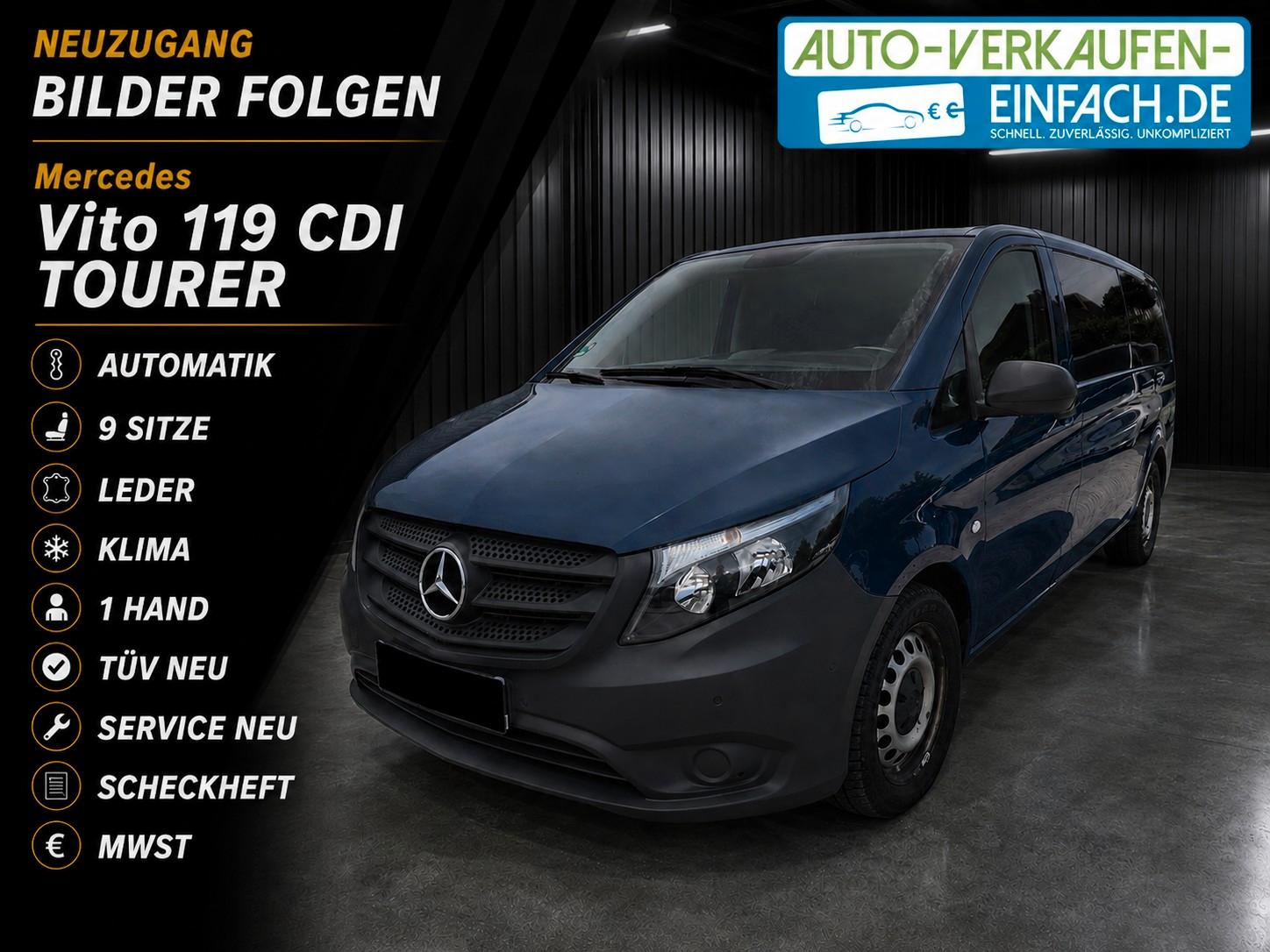 Mercedes-Benz Vito 119 CDI,Tourer,Automatik,,9Sitze,Leder,MwSt