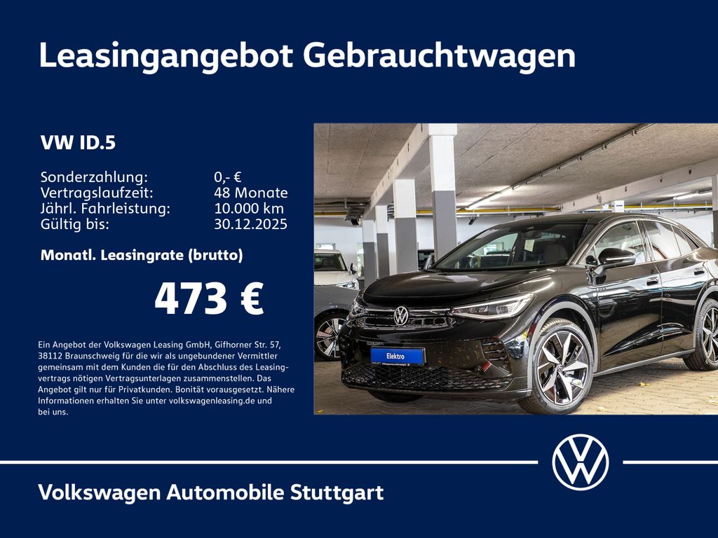 Volkswagen ID.5 GTX Navi Kamera ACC Stdhzg Pano SHZ LED