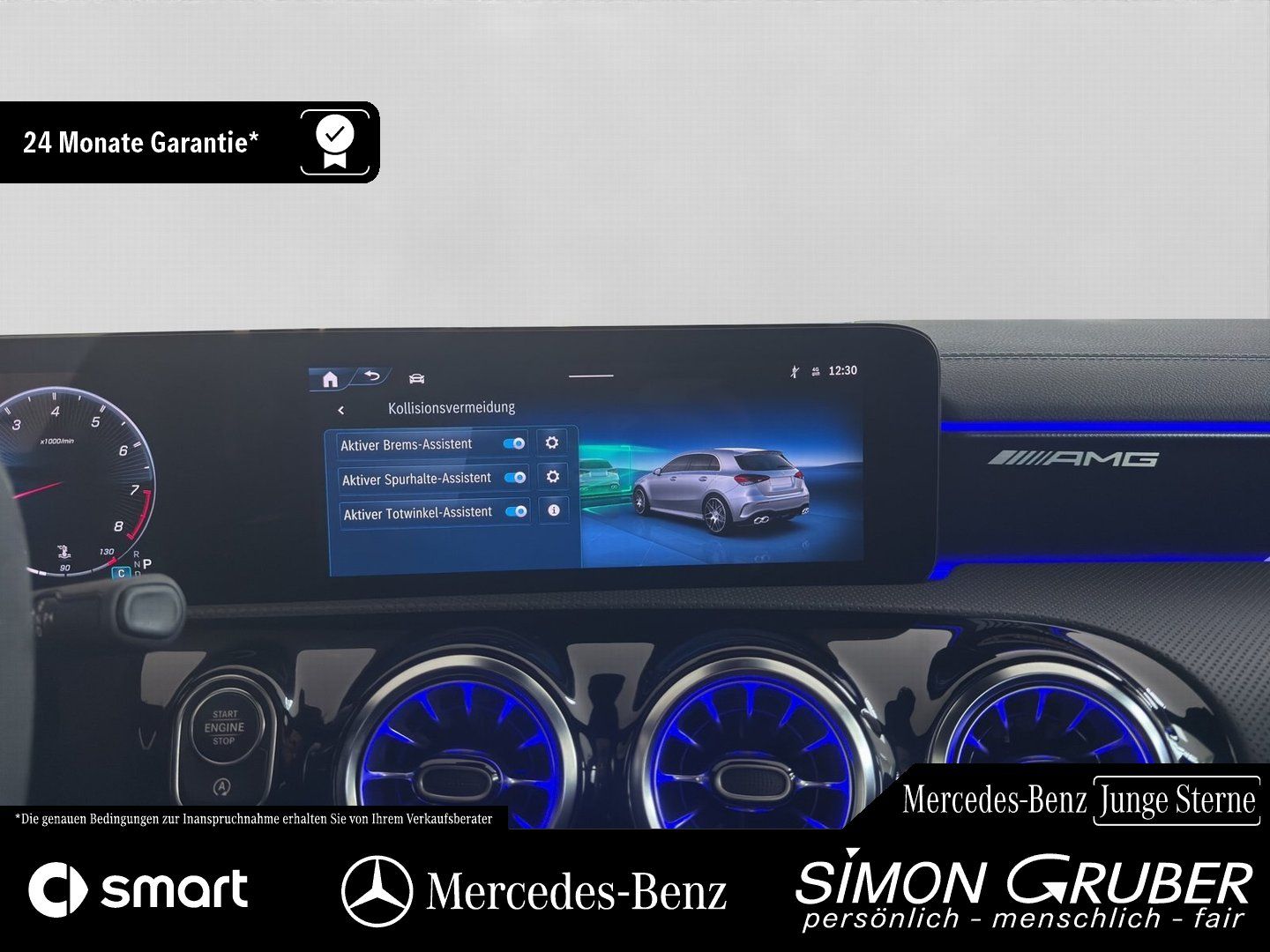 Fahrzeugabbildung Mercedes-Benz A 45 S 4M AMG Pano Leder HUD Burm MBeam Driver 3