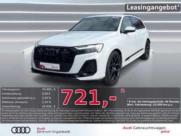 Audi Leasingangebot: Audi Q7 50 TDI qu S line Luft AHK B&O STHZG MATRIX